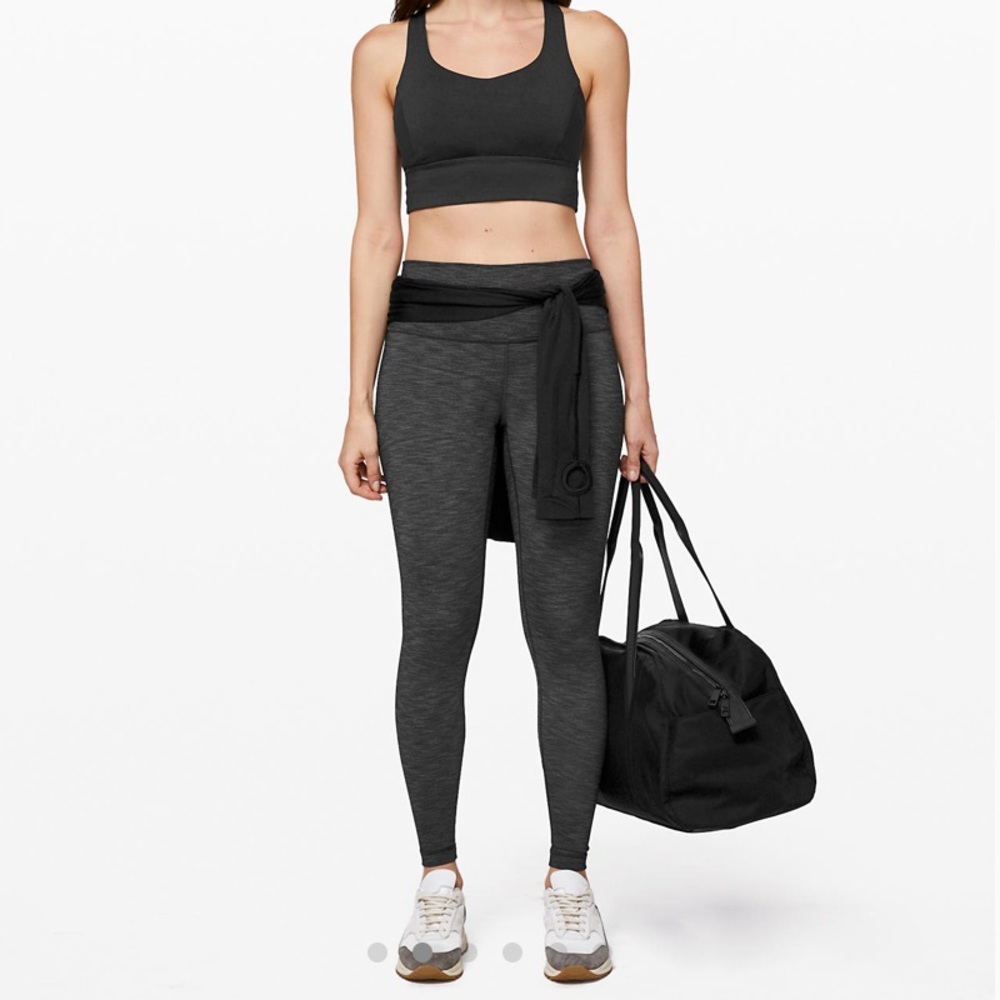 Lululemon | Heathered Black Wunder Unders Size 6